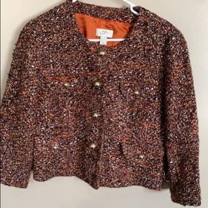 LOFT size 12 tweed jacket
